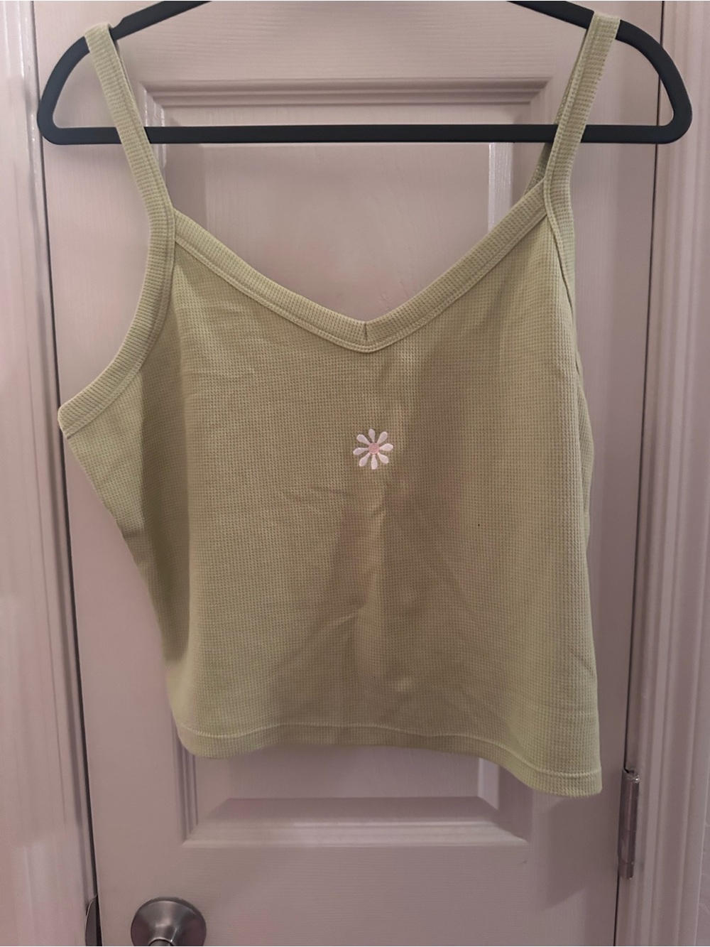 Sleeveless Green Top